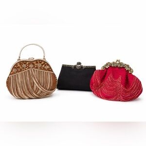 Jessica McClintock Vintage Clutch Bags Retro 1920s